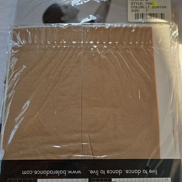 BALERA Dancewear T99C Footed Ballet Tights LT Suntan - Picture 2 of 11